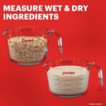 Pyrex Essentials (3-Pack) Glass Measuring Cups Set (1, 2 & 4 Cup) - Image 3