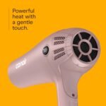 Conair Hair Dryer with Diffuser & Concentrator, 1875W, Matte Light Pink - Image 4