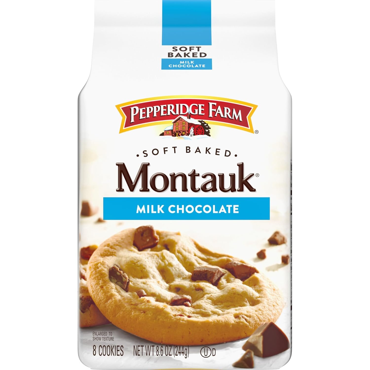 71X3EBZtrTL._SL1500_ Pepperidge Farm Montauk Soft Baked Milk Chocolate Chunk Soft Baked, 8.6 Oz - Image 1