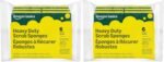Amazon Basics Heavy Duty Dual-Sided Scrub Sponges, Reusable, 4.4 x 2.7 x 0.8 in, Yellow/Green, 6-Pack - Image 5