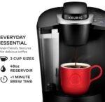 Keurig K-Classic Single Serve K-Cup Pod Coffee Maker, with 3 Brew Sizes, 48oz Removable Reservoir, Black - Image 2