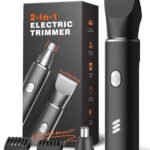 Manscape Body Hair Trimmer for Men, Waterproof Groin Trimmer, Electric Razor Ball Shaver for Chest Pubic Leg Arm Underarm Back Nose, Rechargeable Wet/Dry Groomer, Black