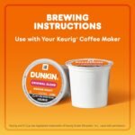 Dunkin’ Original Blend Medium Roast Coffee, Keurig K-Cup Pods, 60 Count - Image 4
