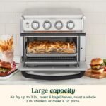 Cuisinart Air Fryer Toaster Oven, 1800W, 8-in-1 with Air Fry, Convection, Broil & Warm, 0.6 Cubic Feet, 60-Minute Timer, TOA-70NAS, Stainless Steel - Image 4