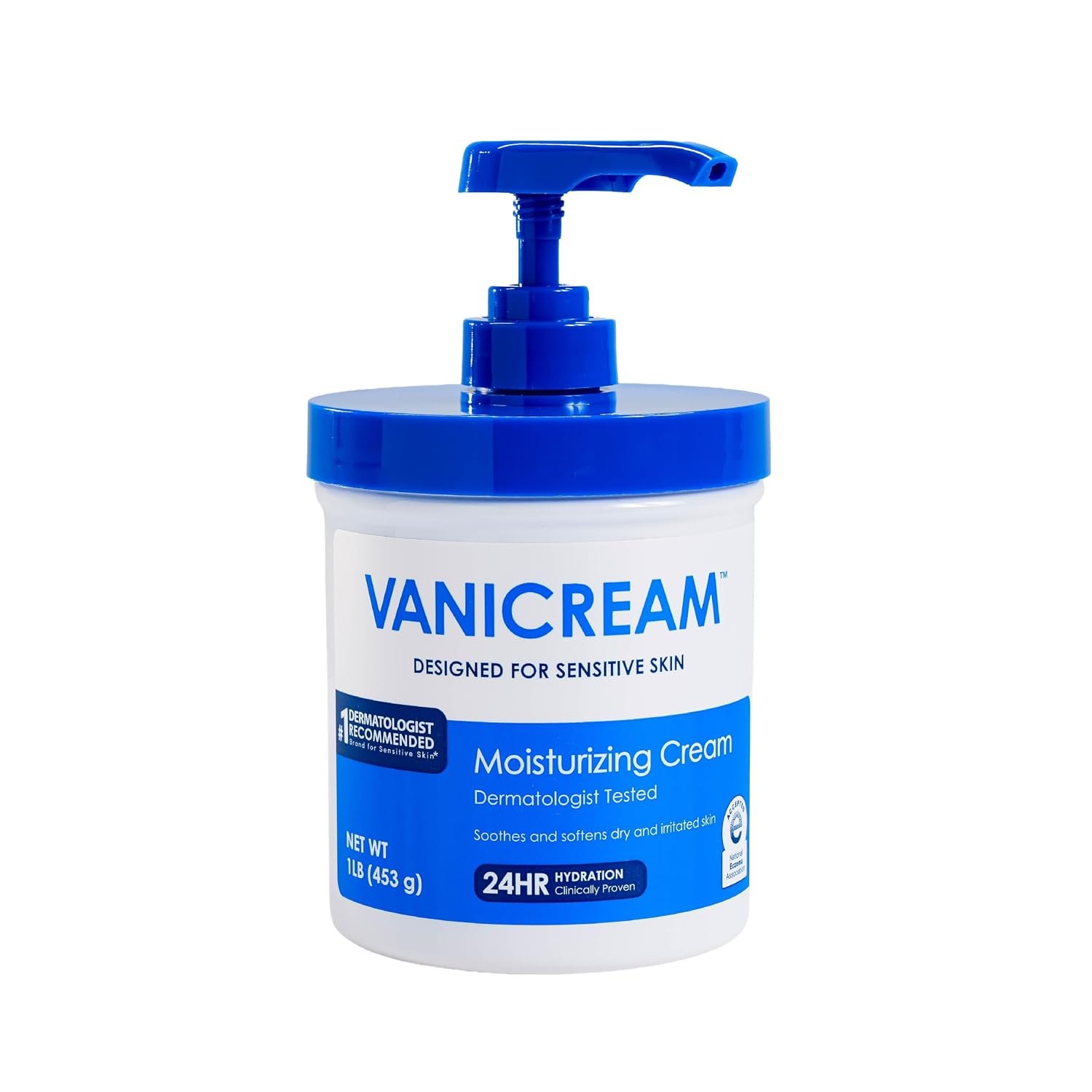 71dNbl1e7mL._SL1500_ Vanicream Moisturizing Cream, Body & Face Moisturizer, 16 Oz Pump Dispenser - Image 1