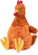 Best Pet Supplies Interactive Squeaky Dog Toy - Crinkle Chicken - Image 3