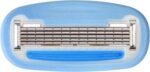 Amazon Basics 5-Blade Extra Smooth Razor for Women with Moisturizing Strips, Handle, 2 Cartridge Refills & Shower Holder (Previously Solimo) - Image 4