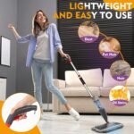 Spray Mop for Hardwood Tile Floor Cleaning with Microfiber Washable Pads - Image 5