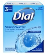 Dial Antibacterial Bar Soap, Calm & Soothe Lavender & Jasmine Deodorant Bar, 4oz (8 Bars)