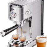 Gevi 20 Bar Compact Espresso Machine for Home,Latte、Cappuccino Coffee Maker