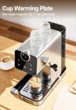 Arecovas Espresso Machine, 20 Bar Pressure, Touch Screen, Milk Frother - Image 5
