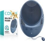 COSLUS FBS01 Facial Cleansing Brush Face Scrubber, Compact, Navy Blue