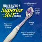 GuruNanda Butter On Gums Toothbrush, ADA Accepted Manual Toothbrushes with 8000+ Ultra Soft Softex Bristles for Sensitive & Receding Gums, Perfect for Whiter Teeth, Assorted Colors, 6 Ct - Image 4