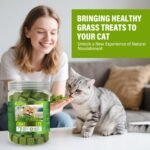 AiRunTech Cat Grass Treats, Cat Grass for Indoor Cats, 120g - Image 2