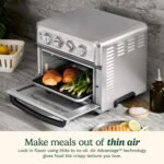 Cuisinart Air Fryer Toaster Oven, 1800W, 8-in-1 with Air Fry, Convection, Broil & Warm, 0.6 Cubic Feet, 60-Minute Timer, TOA-70NAS, Stainless Steel - Image 5
