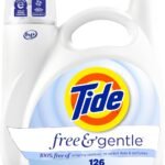 Tide Free & Gentle Liquid Laundry Detergent, 126 Loads, 166 fl oz, Tide Laundry Detergent, Clean Laundry Detergent