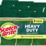 Scotch-Brite Heavy Duty Scrub Sponge, 9 Pack