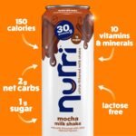 Nurri 30g Protein Ultra Filtered Milk Shake, Mocha, 10-11 fl oz Cans - Image 3