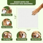 IMMHABI 400 Count Hypoallergenic Dog Wipes, Unscented Plant-Based Pet Wipes - Image 5
