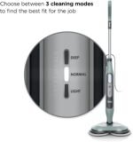 Shark Steam & Scrub Steam Mop, All-in-One Hard Floor Cleaner, Grey, S8001 - Image 4