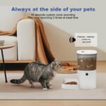 ANDOLL HOME Automatic Cat Feeder,4L Timed Cat＆Dog Dry Food Dispenser - Image 4