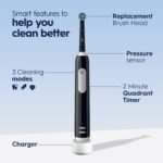 Oral-B Pro 1000 Rechargeable Electric Toothbrush, Black - Image 4