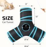 Tempcore Pet Tunnel Tube Cat Toys, Cat Tunnels for Indoor Cats - Image 2