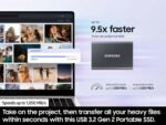 Samsung T7 Portable SSD 1TB Titan Gray, USB 3.2 Gen 2, Up to 1,050MB/s - Image 3