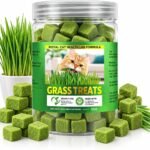 AiRunTech Cat Grass Treats, Cat Grass for Indoor Cats, 120g