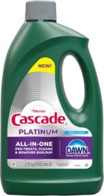 Cascade Platinum Dishwasher Liquid Gel, Dish Soap for Dishwasher With the Grease Fighting Power of Dawn, Fresh Scent, 75oz (Pack of 1) - Image 3