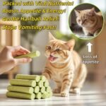 Cat Grass Stick for Indoor Cat 50g Chicken Freeze Dried Treat 10pcs - Image 5