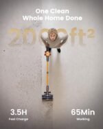 Cordless Vacuum Cleaner, 580W 50Kpa Powerful Stick Vacuum with 65 Mins Runtime,Anti-Tangle, Self-Standing, Rechargeable,Lightweight Vacuum Cleaners for Home Hardwood Floor Carpet Pet - Image 3