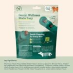 WOOF Bite n' Brush Dog Dental Sticks, Refills for Chew Toy, Chicken, 2 Pack - Image 2