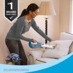 BLACK+DECKER dustbuster AdvancedClean Handheld Vacuum Cordless, Compact Home and Car Vacuum with Crevice Tool, Rotating Nozzle and Charging Station, Large Dust Bowl (CHV1410L) - Image 4