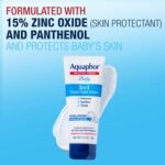 Aquaphor Baby Diaper Rash Cream with Zinc Oxide, Multipack, 3 x 3.5 OZ - Image 3