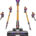 Cordless Vacuum Cleaner, 580W 50Kpa Powerful Stick Vacuum with 65 Mins Runtime,Anti-Tangle, Self-Standing, Rechargeable,Lightweight Vacuum Cleaners for Home Hardwood Floor Carpet Pet