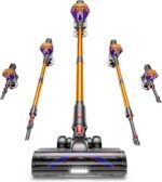 Cordless Vacuum Cleaner, 580W 50Kpa Powerful Stick Vacuum with 65 Mins Runtime,Anti-Tangle, Self-Standing, Rechargeable,Lightweight Vacuum Cleaners for Home Hardwood Floor Carpet Pet