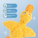 Best Pet Supplies Interactive Squeaky Dog Toy - Ducky Doodle - Image 2