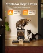 oneisall Automatic Cat Feeder for 2 Cats Pets, Timed Cat Food Dispenser - Image 5