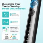 COSLUS C30 Electric Toothbrush for Adults, Ultra-Clean, 1PC, Black - Image 4