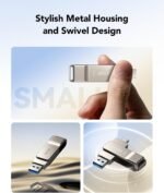 Lexar D40E 256GB Dual USB 3.2 Gen 1 Type-C Jump Drive, Champagne Silver - Image 5