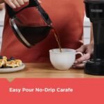 BLACK+DECKER 12-Cup Coffee Maker with Easy On/Off Switch, Easy Pour, Non-Drip Carafe with Removable Filter Basket, Vortex Technology, Black - Image 5