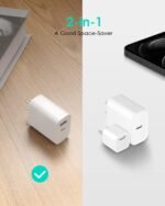 [4 Pack] 20W USB C Charger Block Fast Charging Multiport Adapter - Image 4