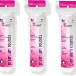 Swisspers Premium Cotton Rounds, Dual-Sided, 100 Count (Pack of 3)