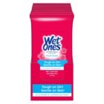 Wet Ones Antibacterial Hand Wipes, Fresh Scent, 20 Wipes (Pack of 10)