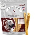 Tartar Shield® Soft Rawhide Dental Chews, Large Dogs, VOHC Accepted, 24 ct