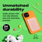 OCTOBUDDY Classic - Silicone Suction Phone Case Adhesive Mount, Chalk Pink - Image 4