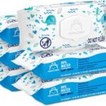 Amazon Brand - Mama Bear 99% Water Baby Wipes, Hypoallergenic, Fragrance Free,72 Count (Pack of 6)