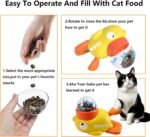 Duck Treat Dispenser Toy,Slow Puzzle Feeder for Cats&Small Dogs - Image 2