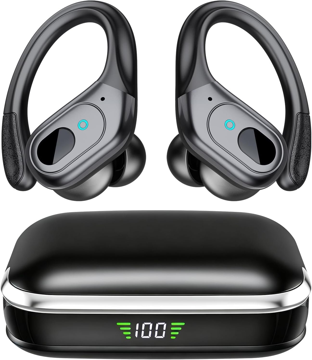 71yU6OL3zkL._AC_SL1500_ Wireless Earbuds, Sports Bluetooth Headphones, Running Headphones - Image 1